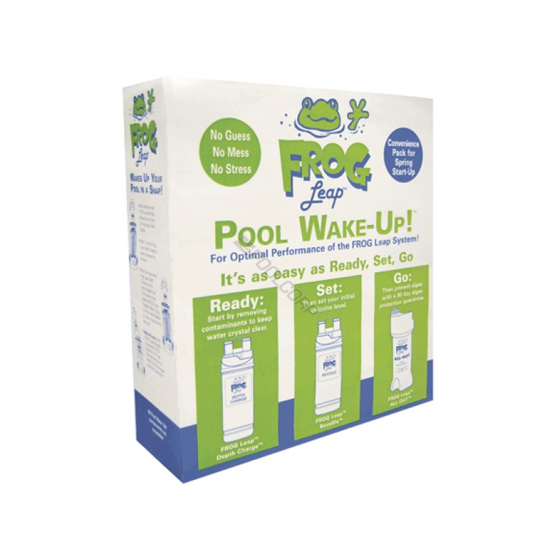 Frog Leap Pool Wake up 3 Step Spring Opening System